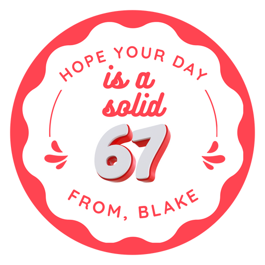 6-7 Personalized Valentine's Day Stickers