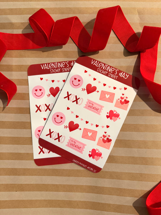 Valentine's Day Sticker Sheet