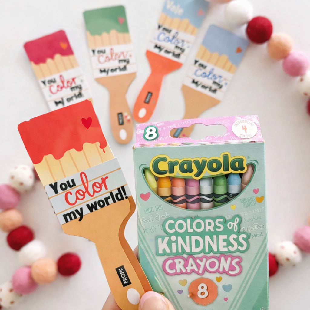 Paintbrush Valentines - Digital Download